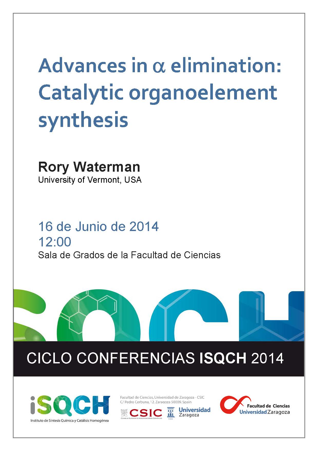 Conferencia Prof. Waterman