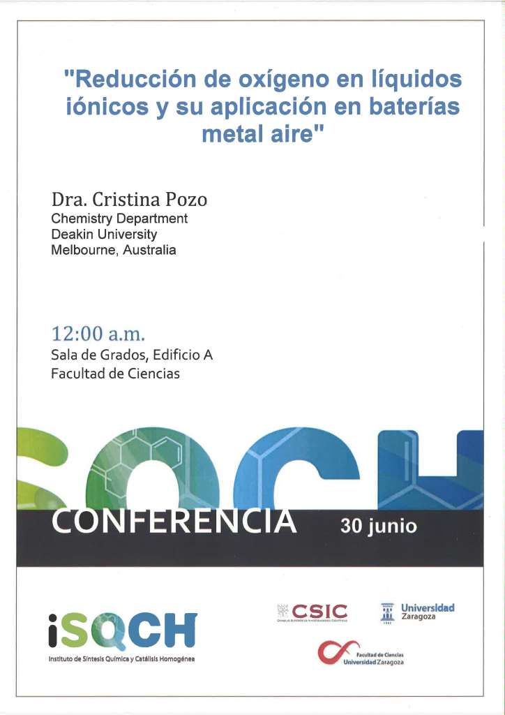 Conferencia Dra. Cristina Pozo